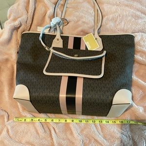 COPY - Michael Kors large Eva tote bag with small matching bag included